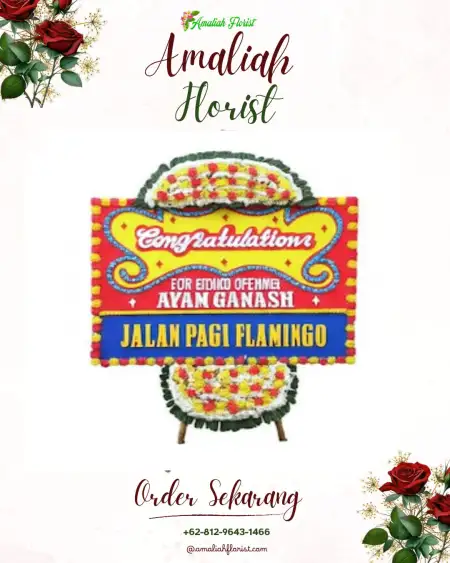 Sewa Papan Bunga Bentangan